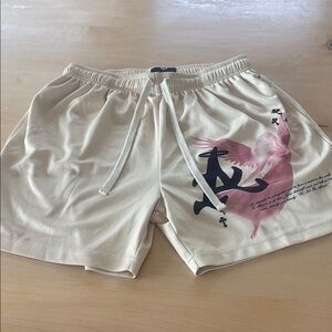 Saint Potential medium yellow/gold shorts.